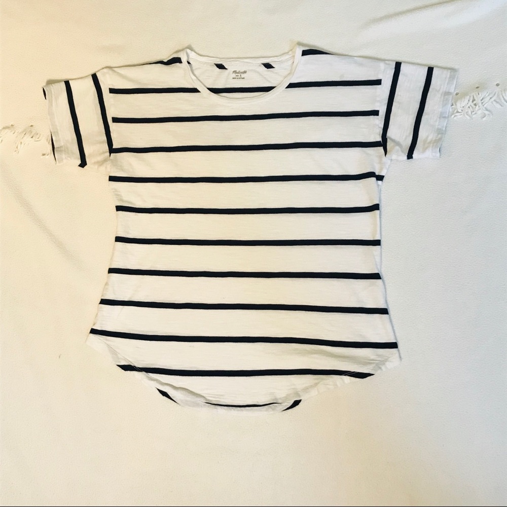 MADEWELL CASUAL STRIPED TOP - Picture 3 of 7